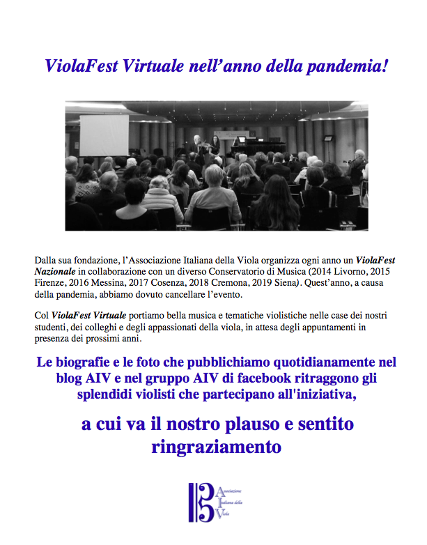 ViolaFest Virtuale!